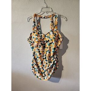 Meet Curve Swimsuit Fruit Orange XXL One Piece 2xl Summer